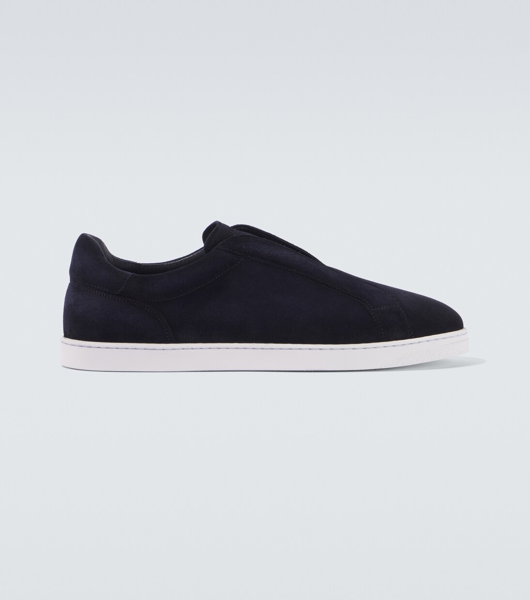 Open suede sneakers | Magnanni