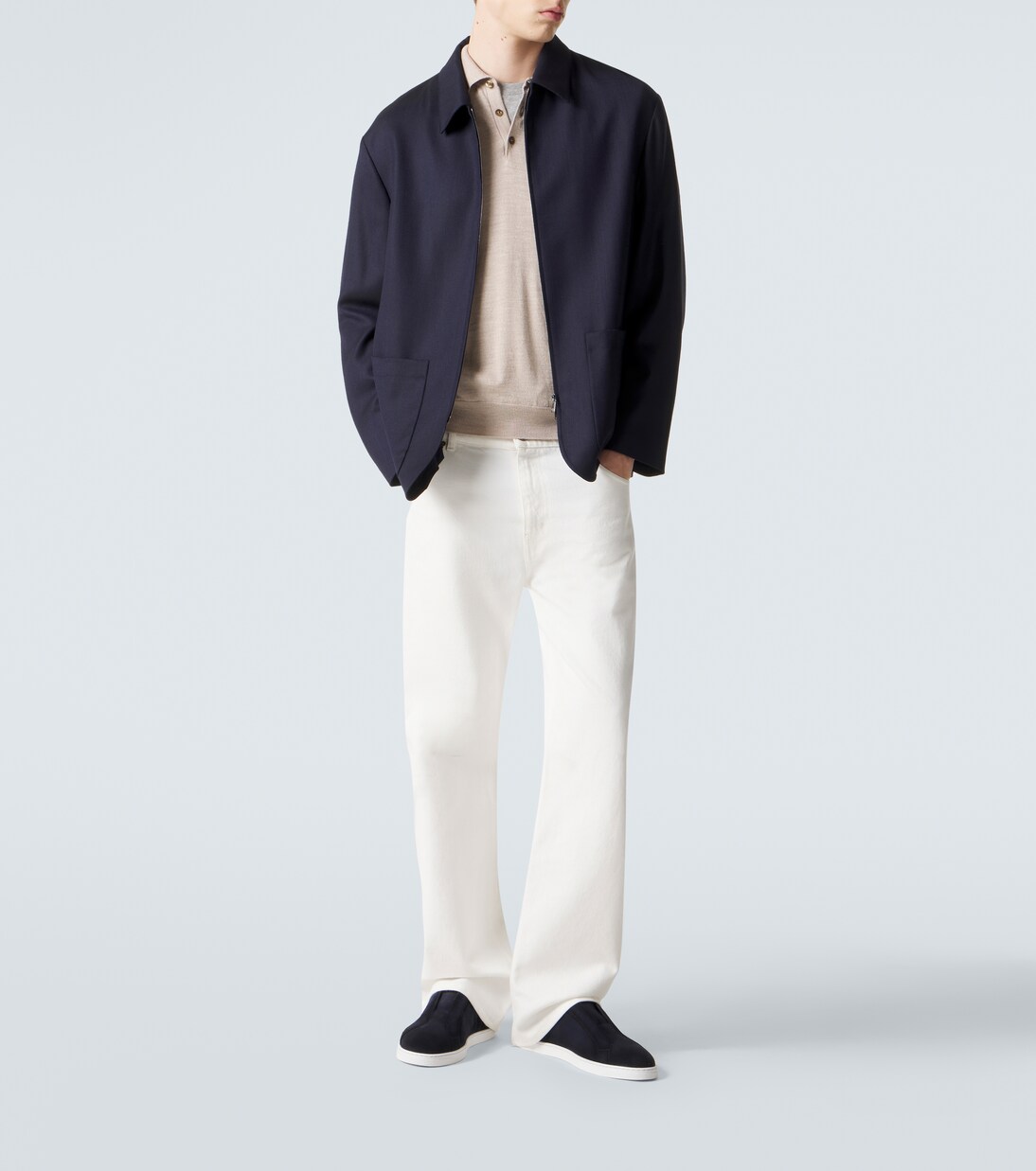 Open suede sneakers | Magnanni