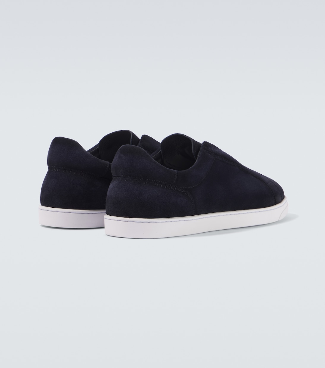Open suede sneakers | Magnanni