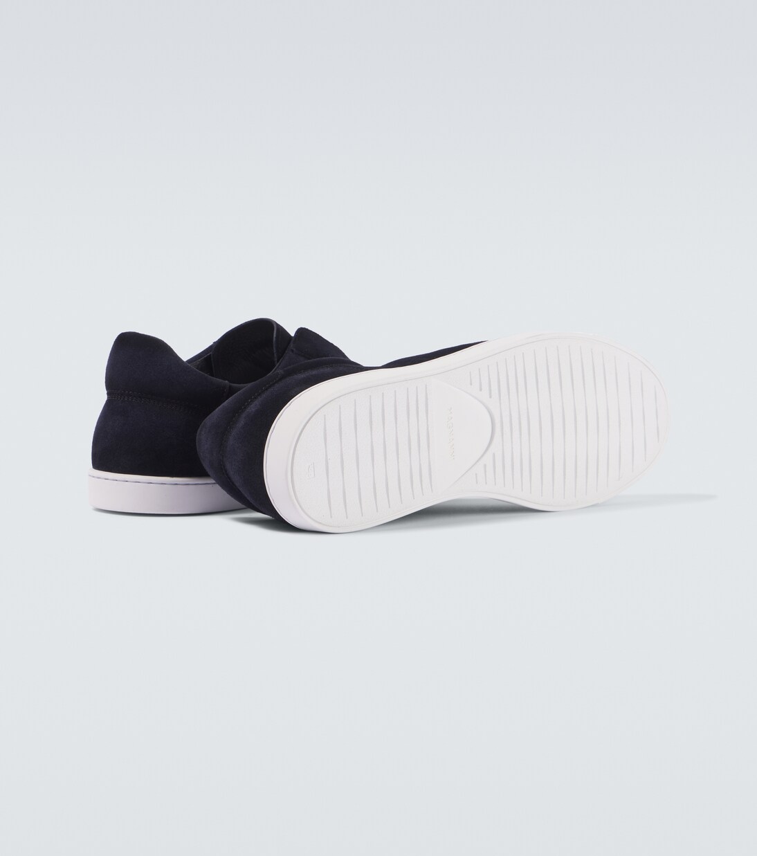 Open suede sneakers | Magnanni
