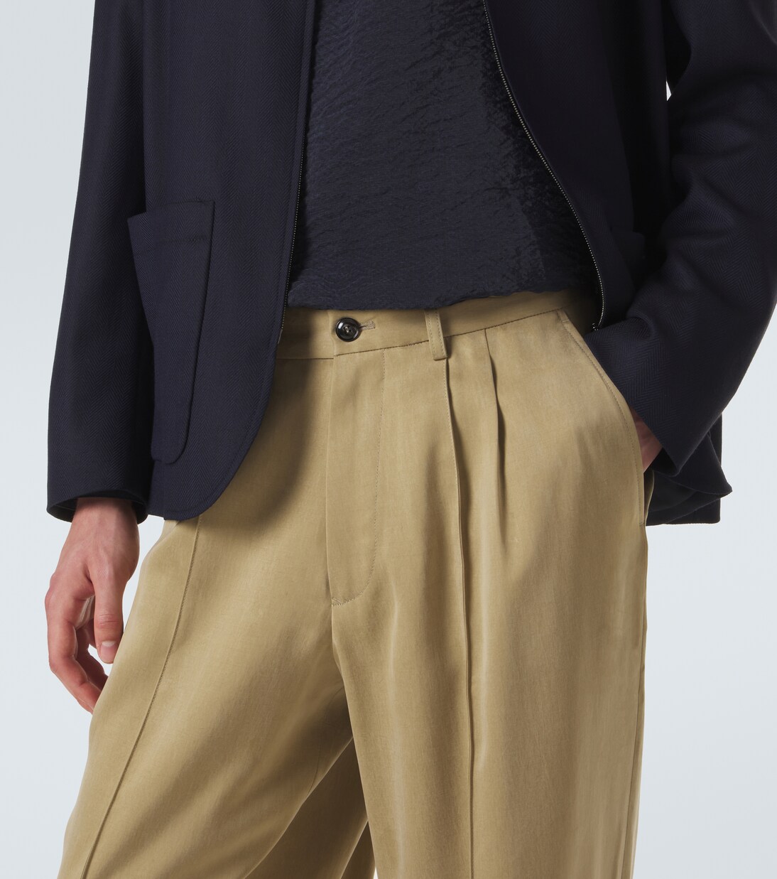 Pleated wide-leg pants | Giorgio Armani