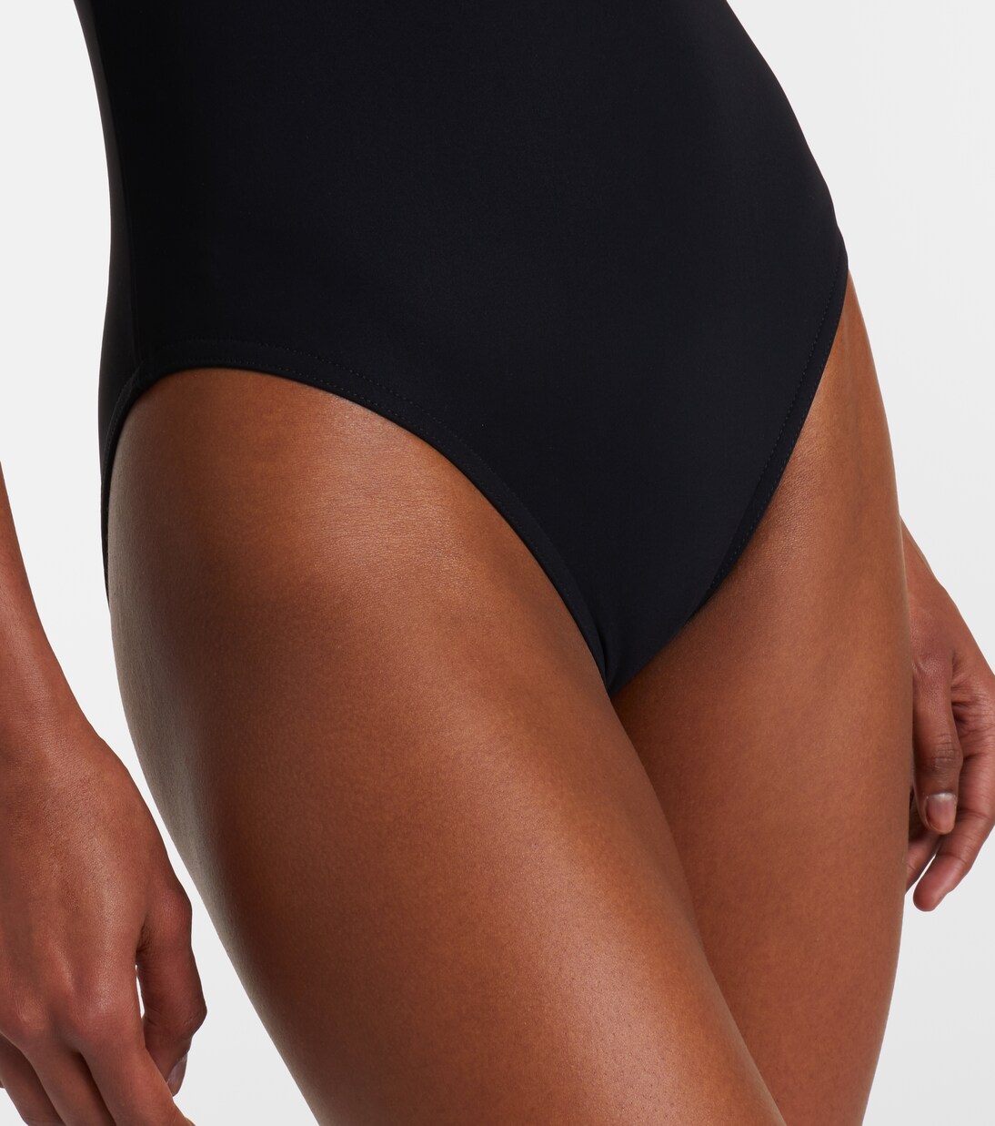 Tess floral-appliqué bandeau swimsuit | Karla Colletto