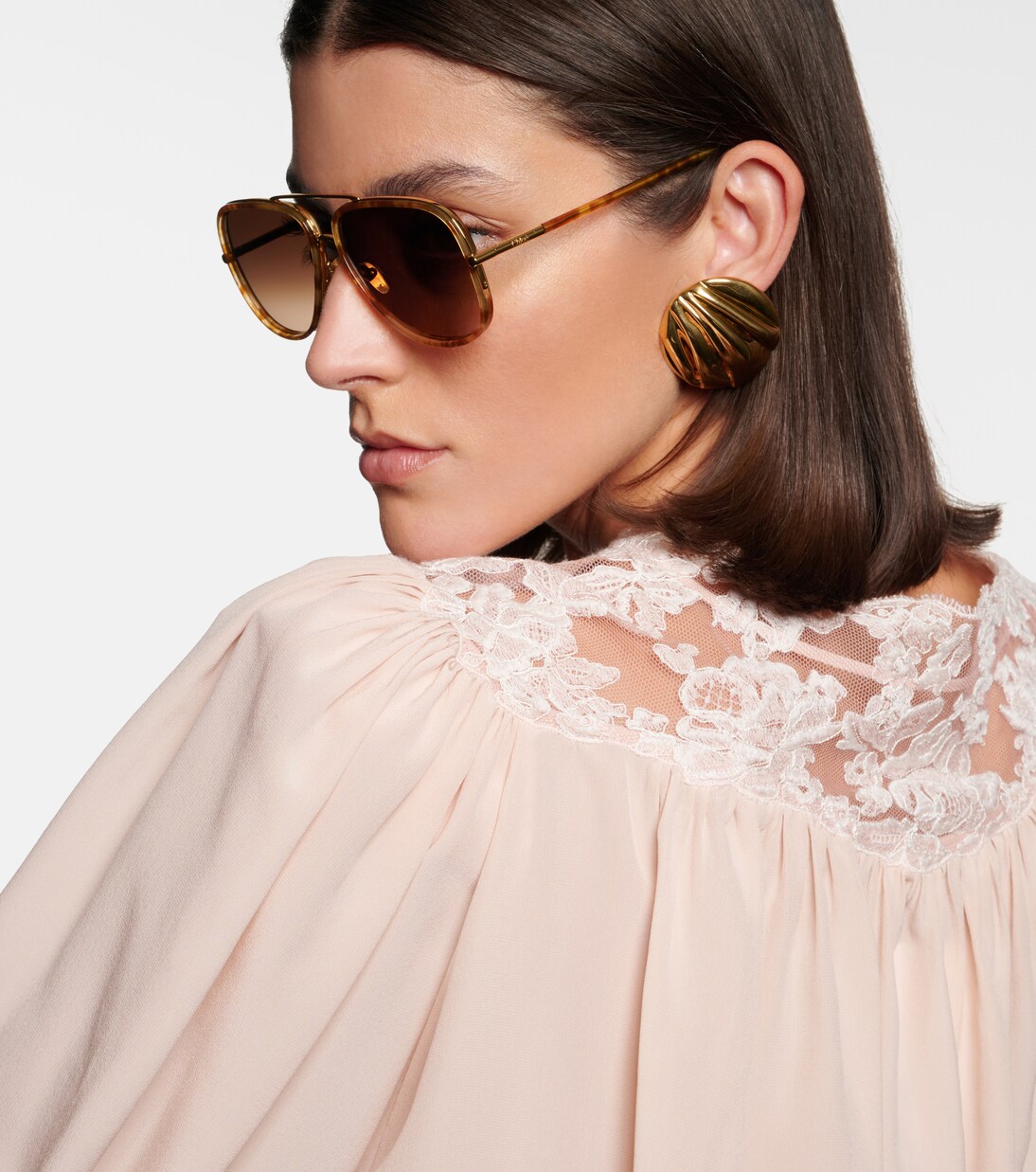 نظارات شمسية أفياتور Tubolar  | Chloé