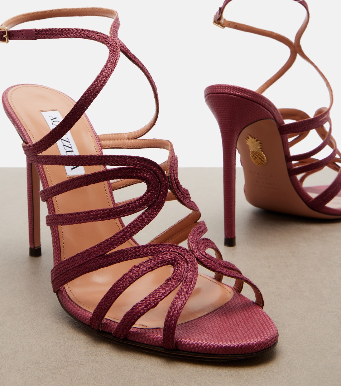 Sandali Serenade in rafia | Aquazzura