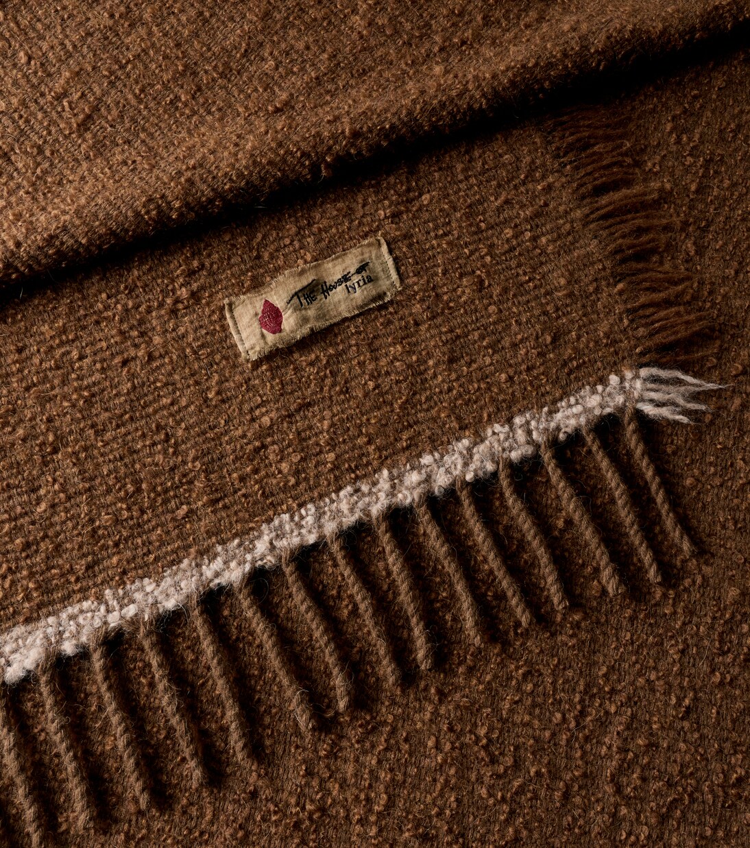 Garison alpaca, wool, and cashmere throw | The House of Lyria