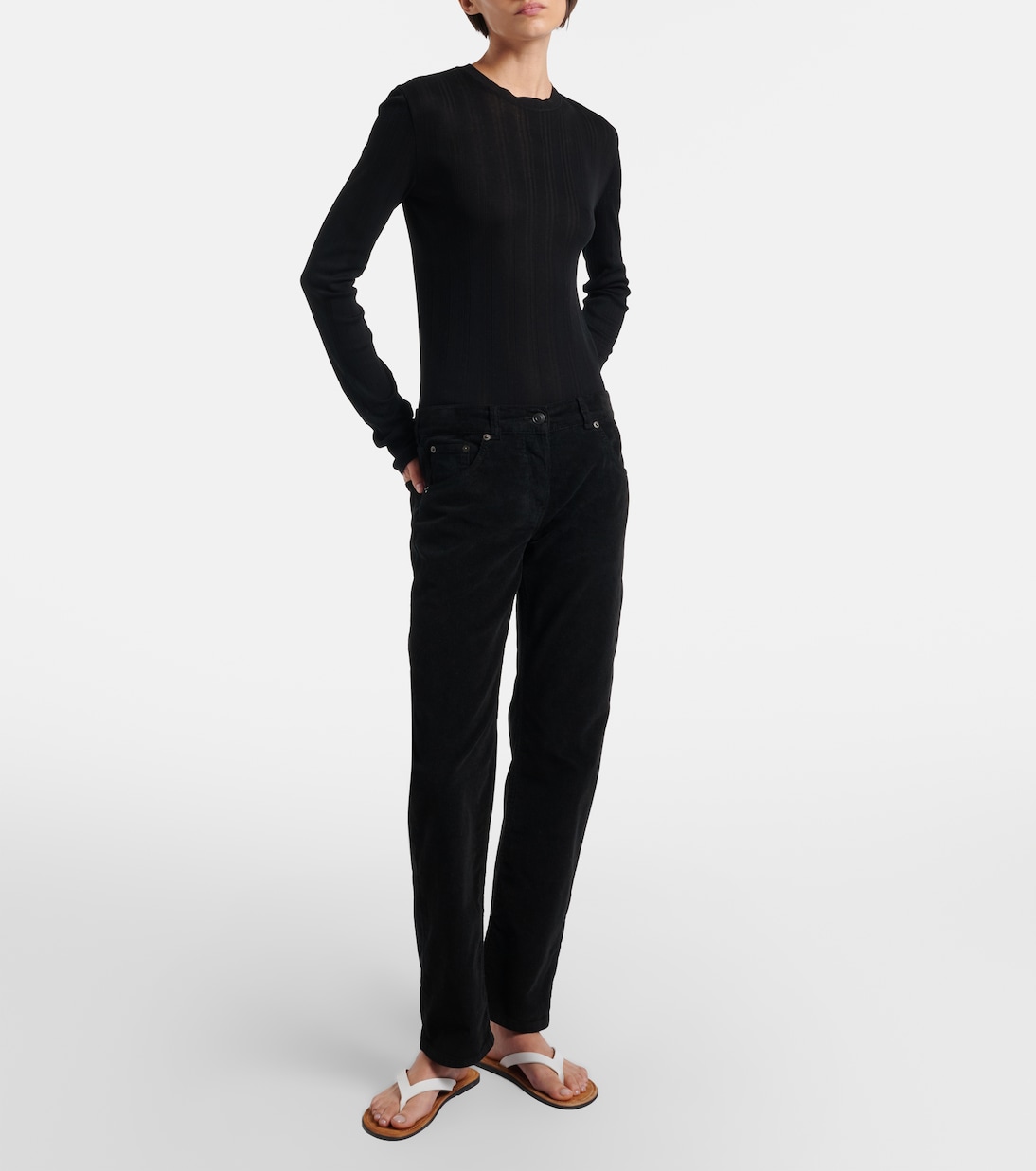 Fima cropped straight jeans | The Row
