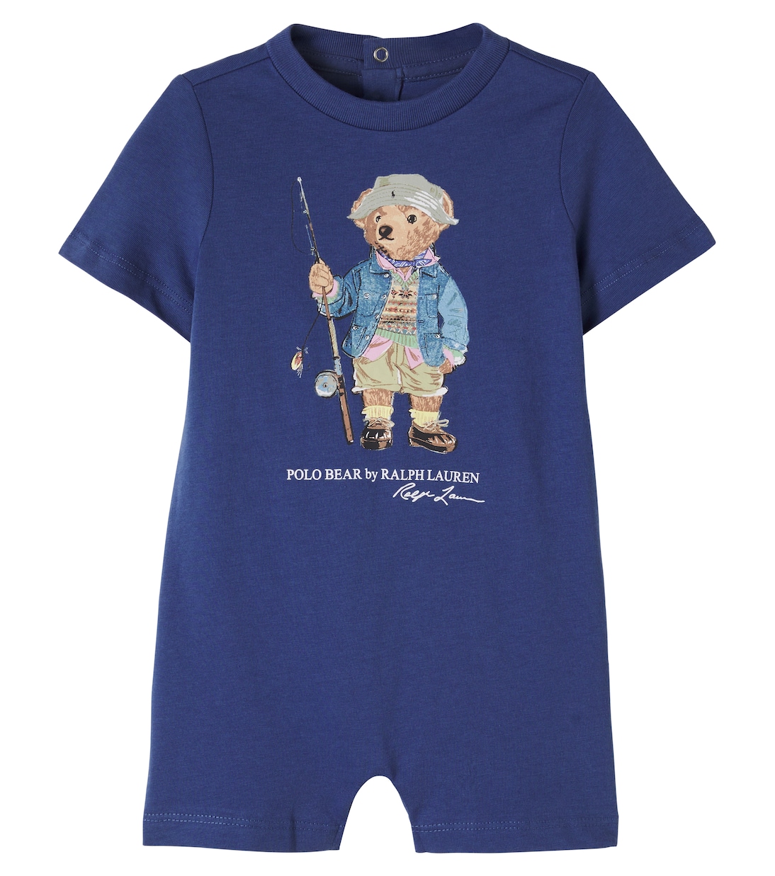 Baby Polo Bear cotton jersey playsuit | Polo Ralph Lauren Kids