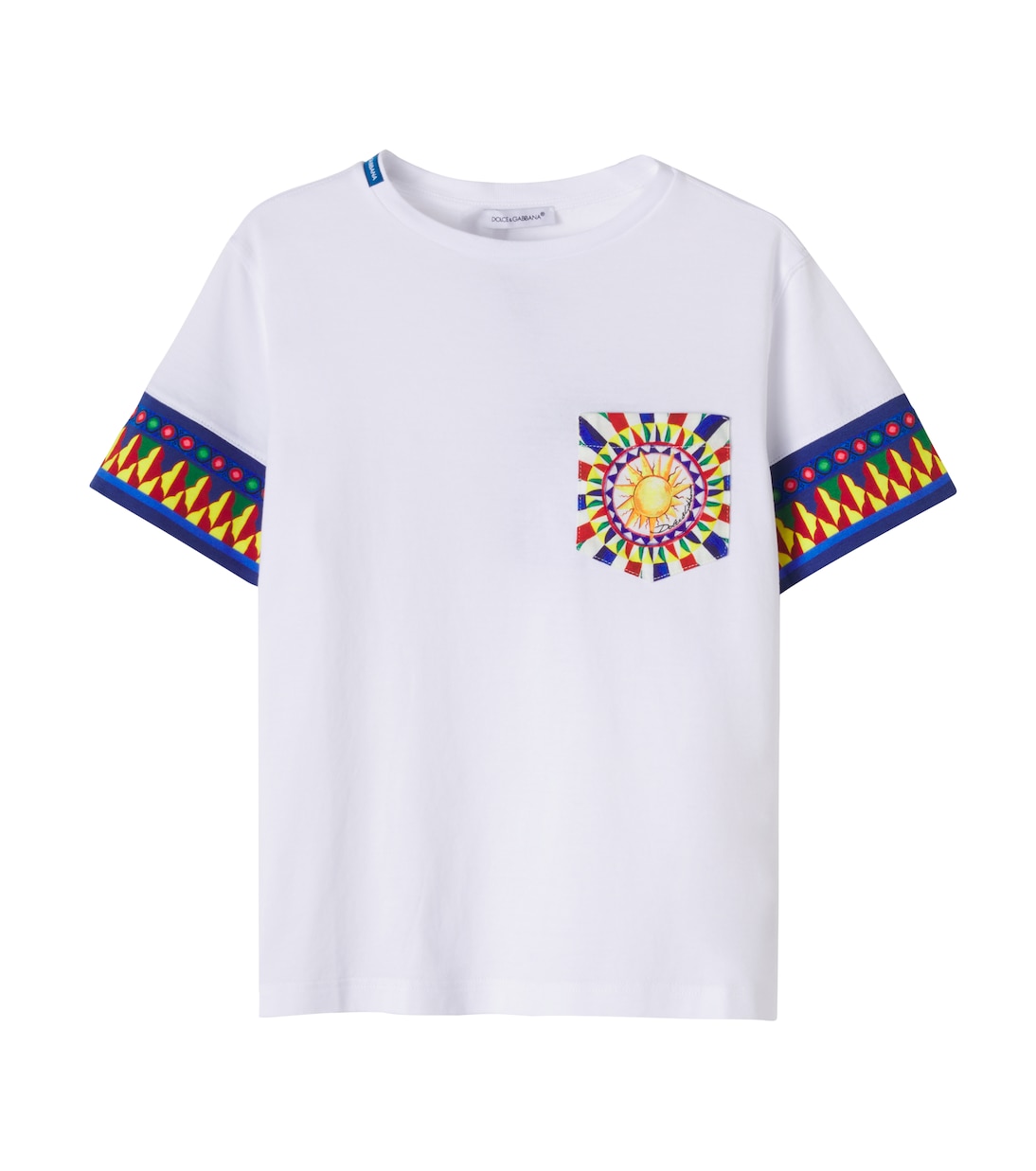 Camiseta Carretto de jersey de algodón | Dolce&Gabbana Kids