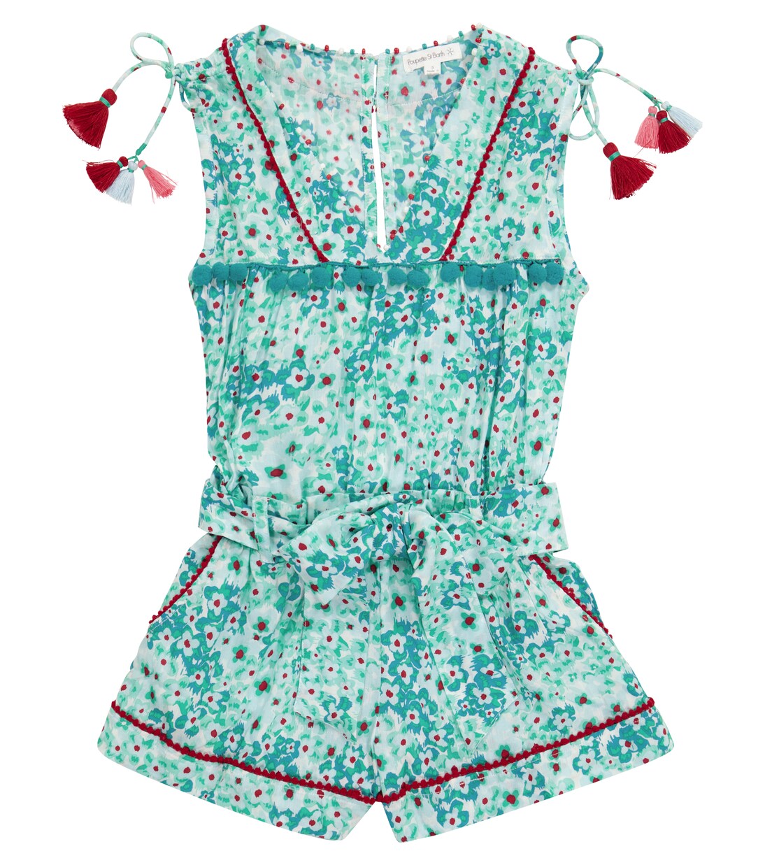 Mya floral playsuit | Poupette St Barth Kids