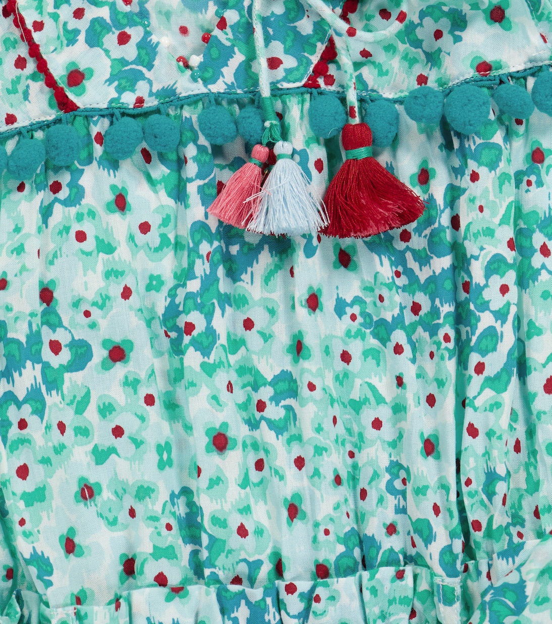 Mya floral playsuit | Poupette St Barth Kids