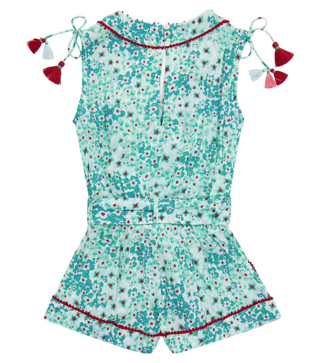 Mya floral playsuit | Poupette St Barth Kids