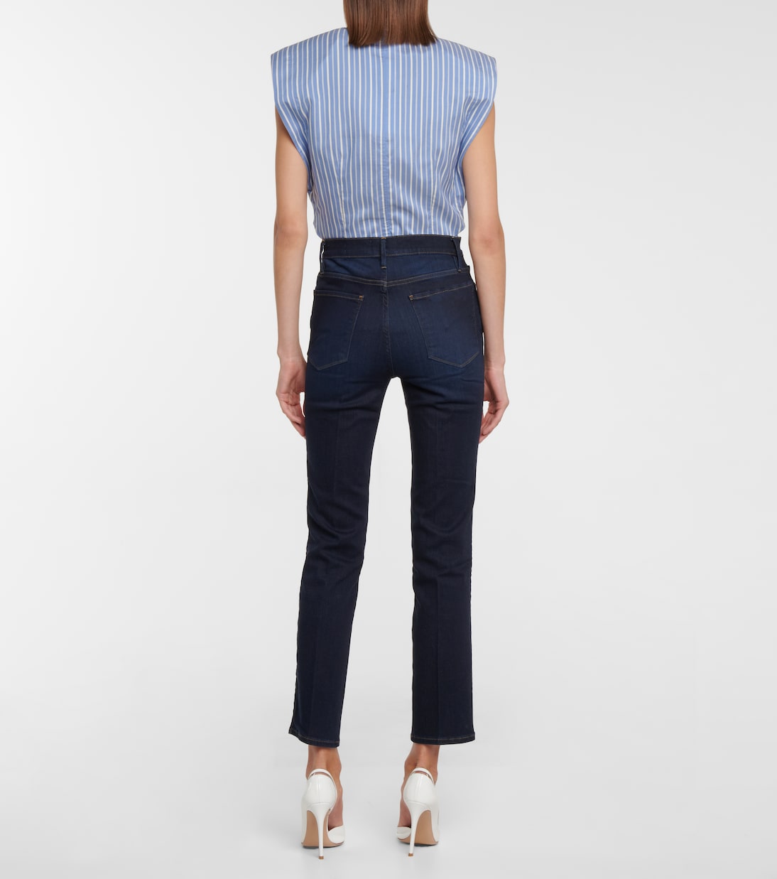 High-Rise Slim Jeans Le Sylvie | Frame