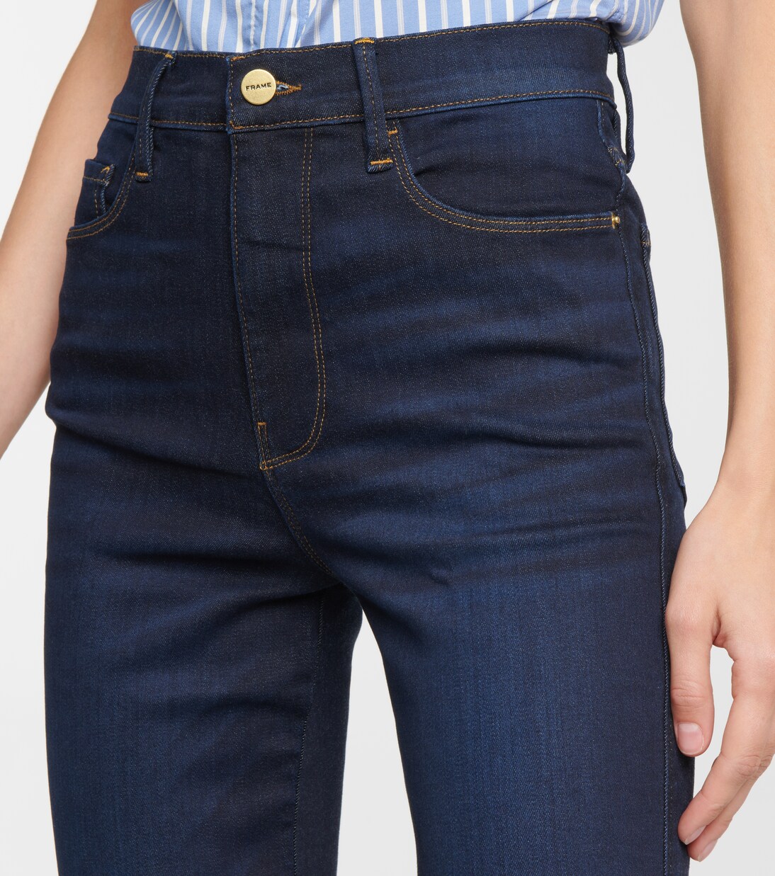 High-Rise Slim Jeans Le Sylvie | Frame