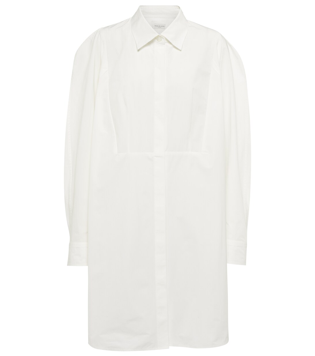 Robe chemise en taffetas | Dries Van Noten