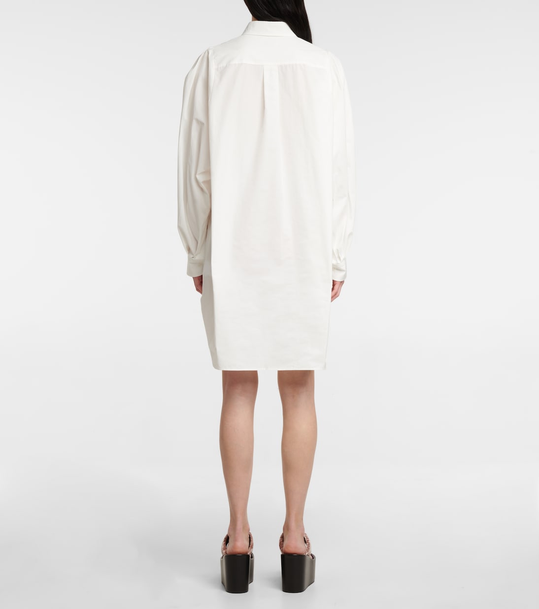 Robe chemise en taffetas | Dries Van Noten