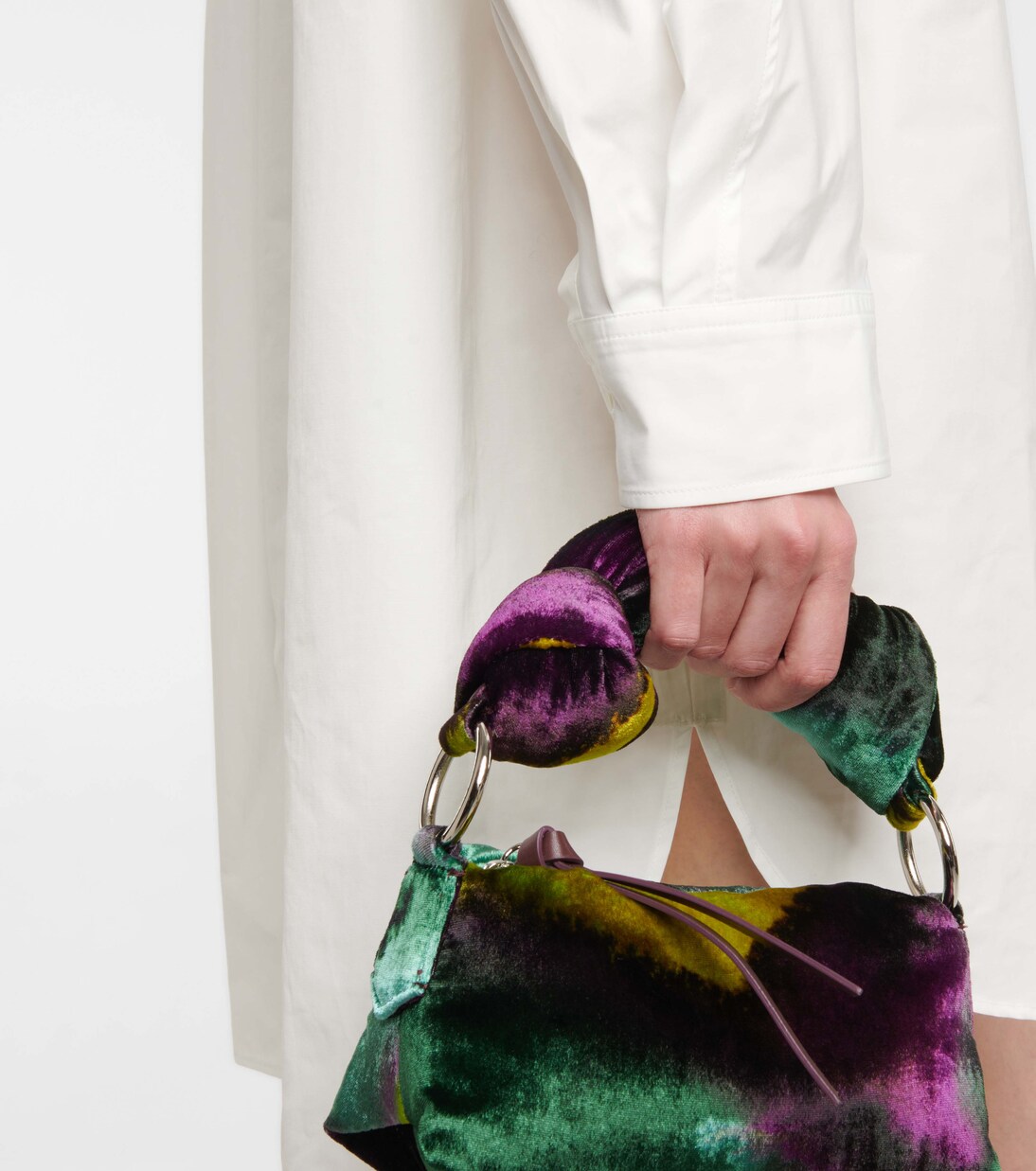 Robe chemise en taffetas | Dries Van Noten