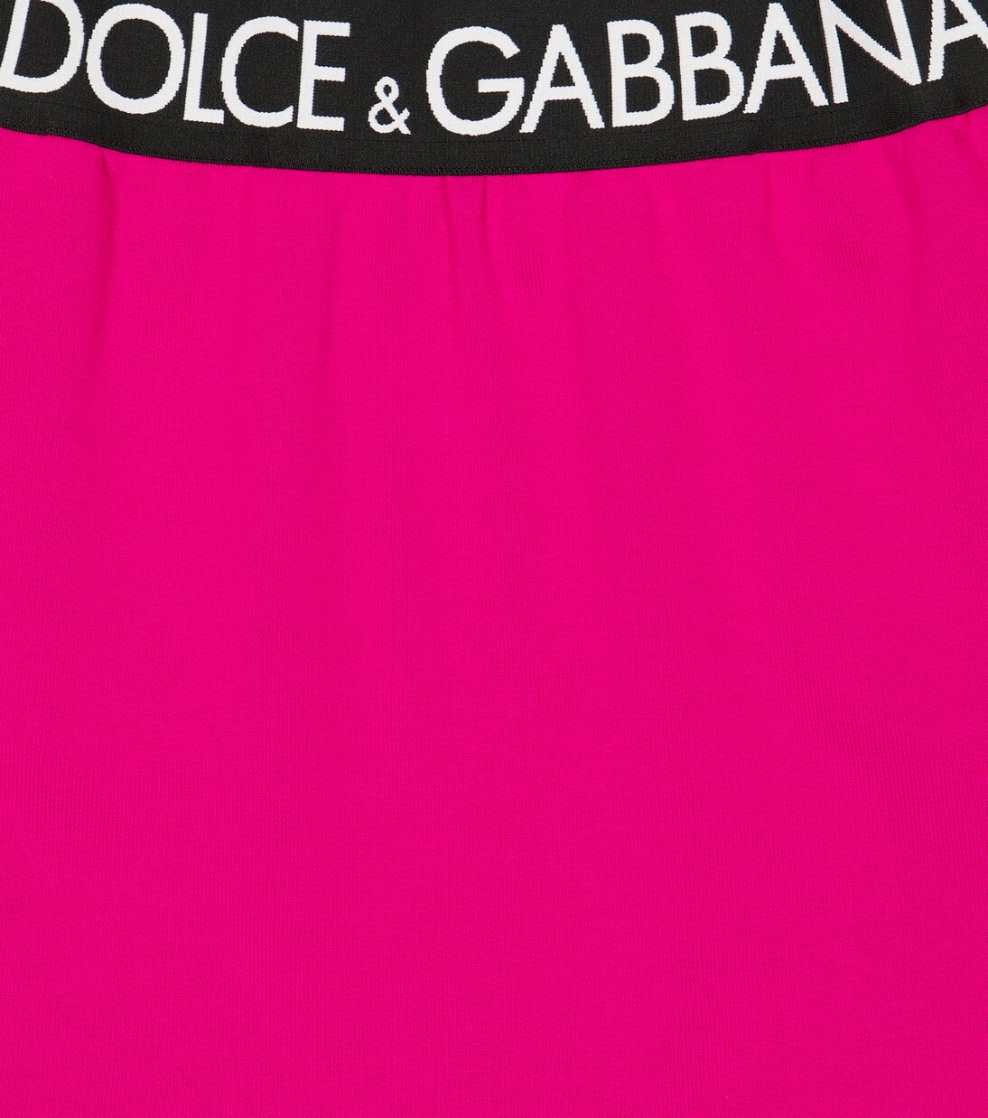 Jupe en coton à logo | Dolce&Gabbana Kids