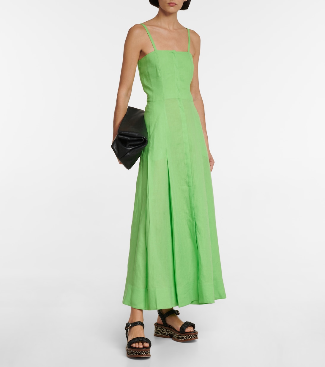Robe midi Magritte en lin | Gabriela Hearst