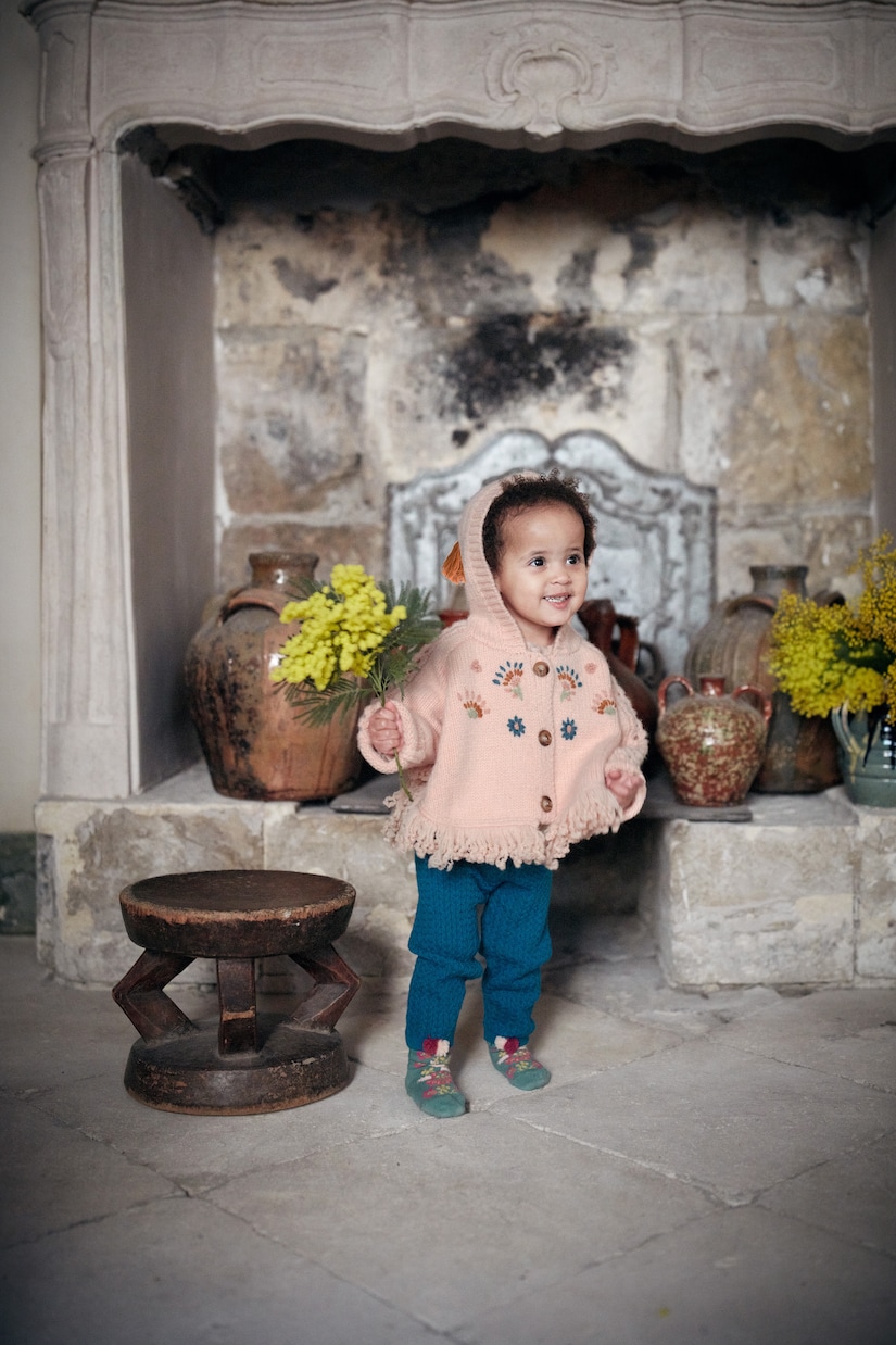 Baby Bestickter Cardigan Clara | Louise Misha