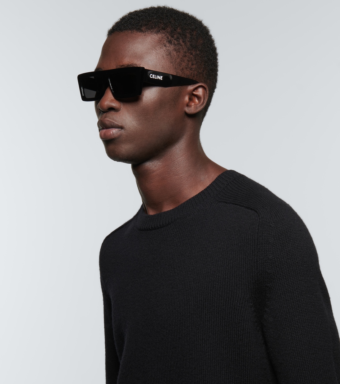 Flat-brow acetate sunglasses | Celine Eyewear