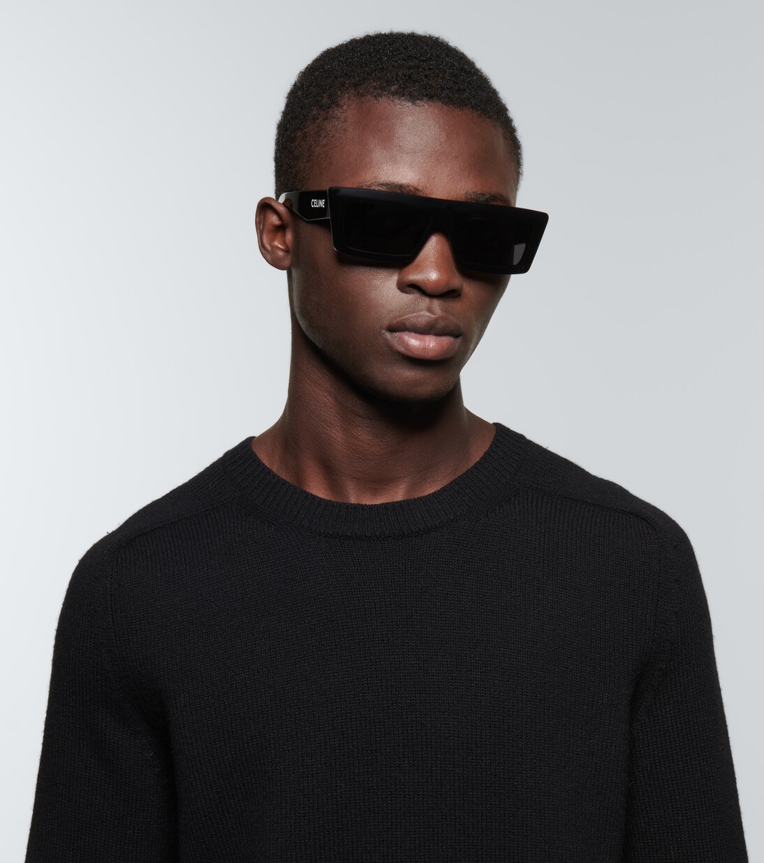 Flat-brow acetate sunglasses | Celine Eyewear