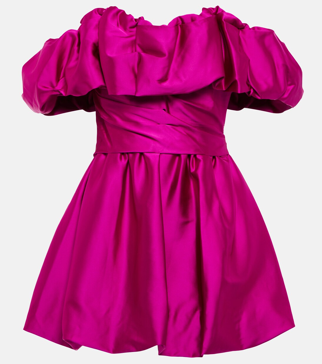 Robe Astoria en satin à encolure bardot | Simkhai