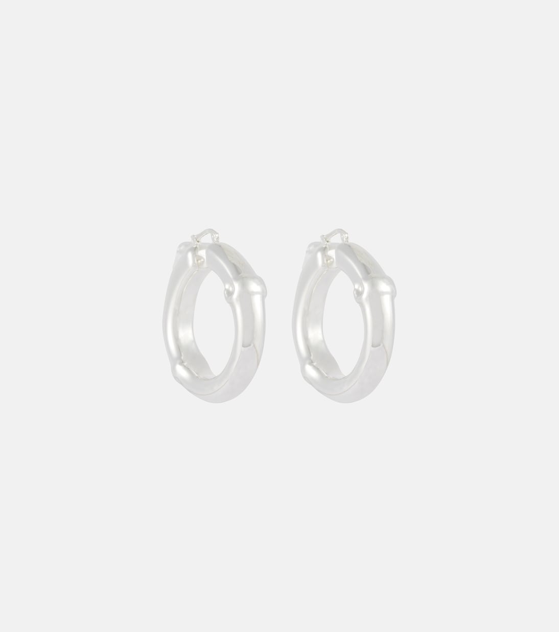 Small Bamboo hoop earrings | Jil Sander