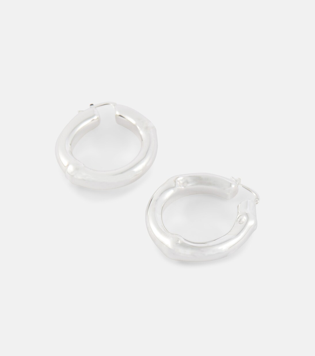 Small Bamboo hoop earrings | Jil Sander