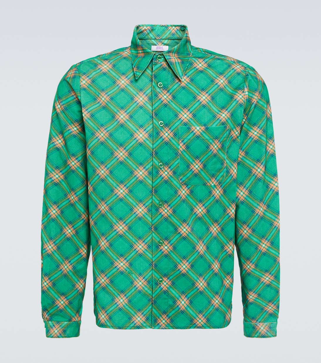 Checked cotton corduroy shirt | ERL