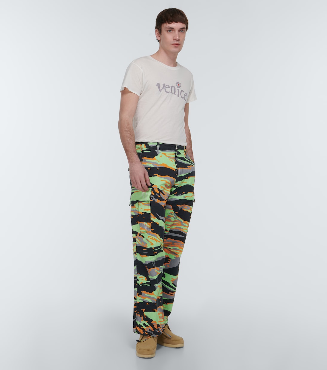 Printed cotton cargo pants | ERL