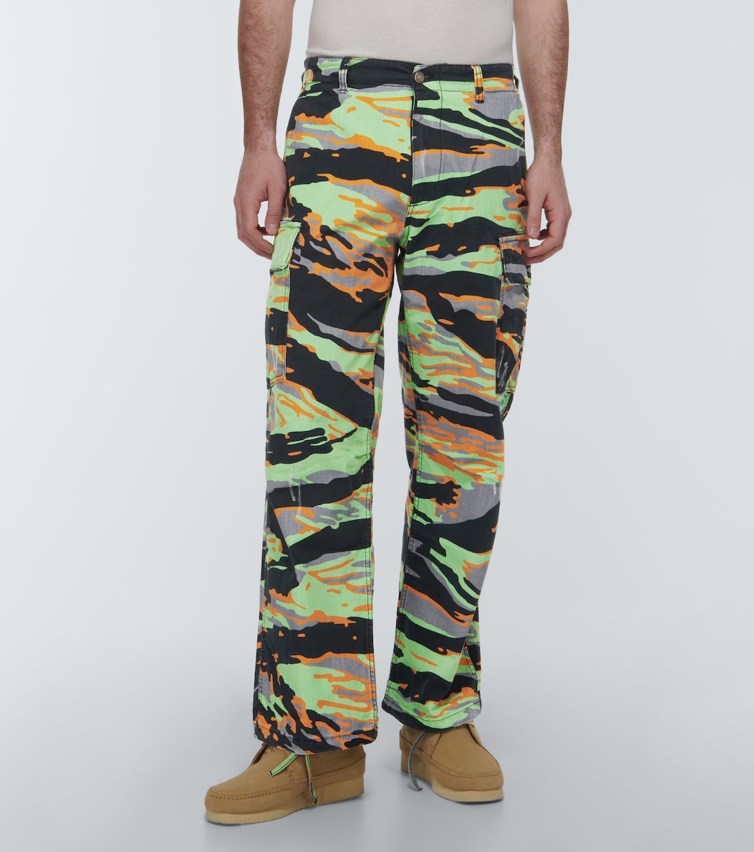 Printed cotton cargo pants | ERL