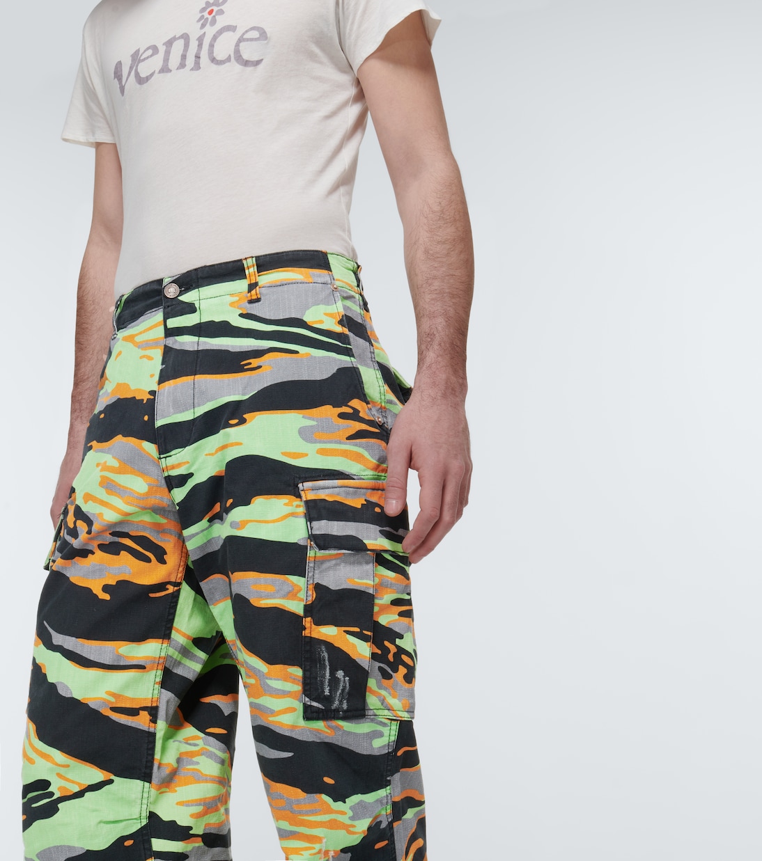 Printed cotton cargo pants | ERL