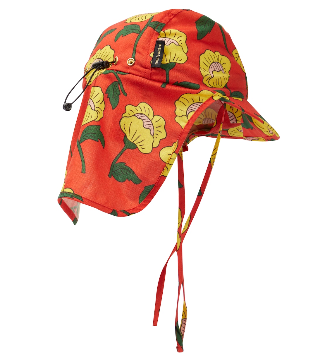 Flowers printed cotton hat | Mini Rodini