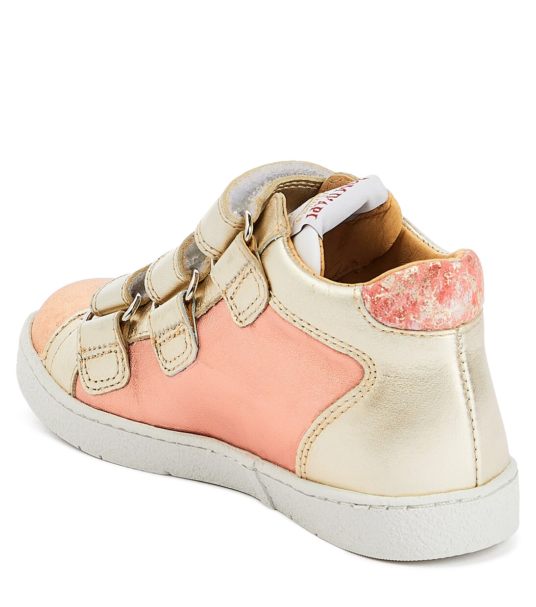 Top Easy Clay metallic leather sneakers | Pom d'Api