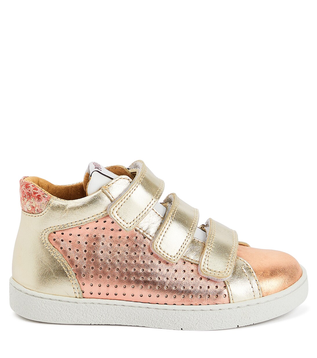 Top Easy Clay metallic leather sneakers | Pom d'Api