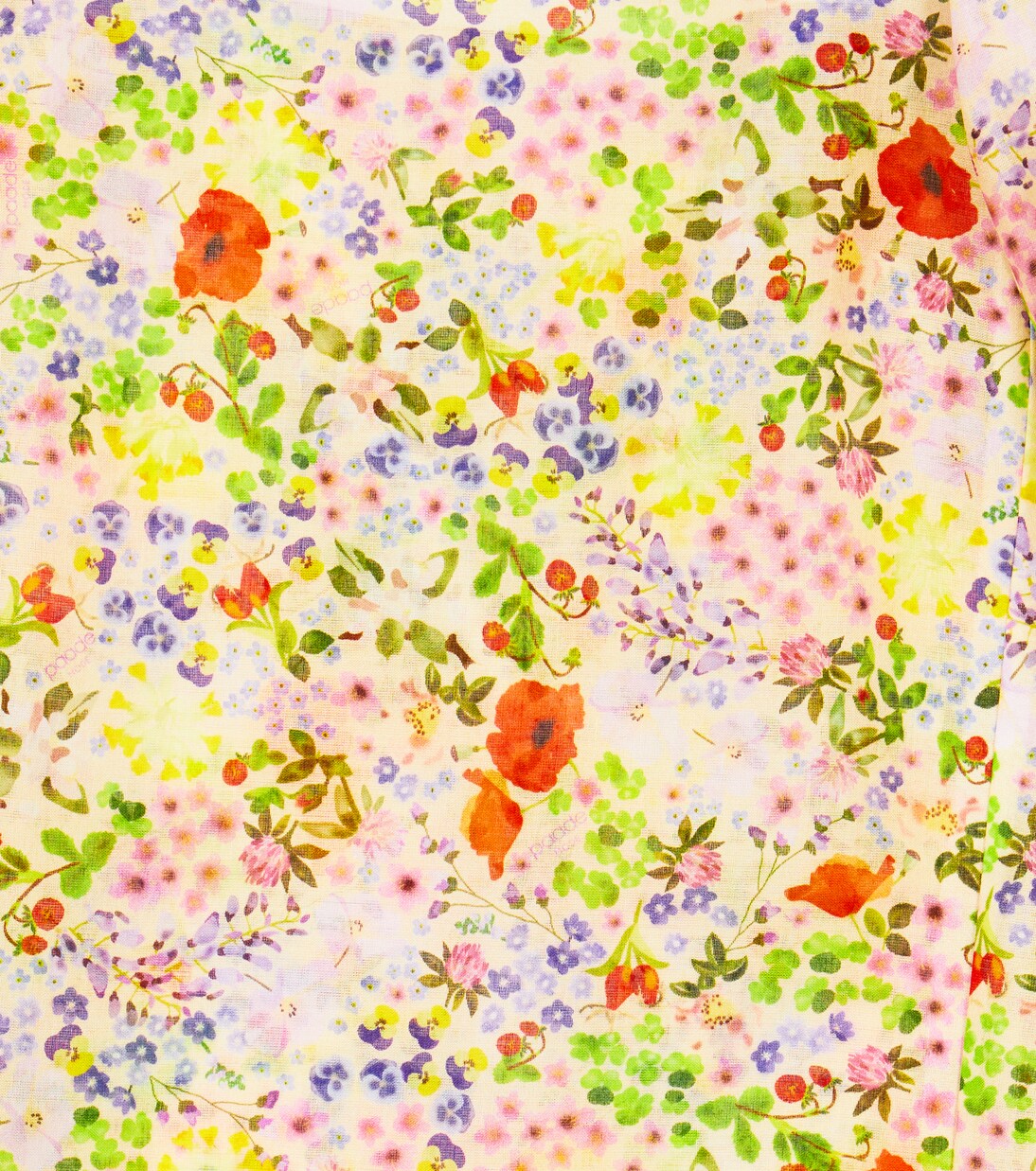 Floral cotton and silk pants | Paade Mode