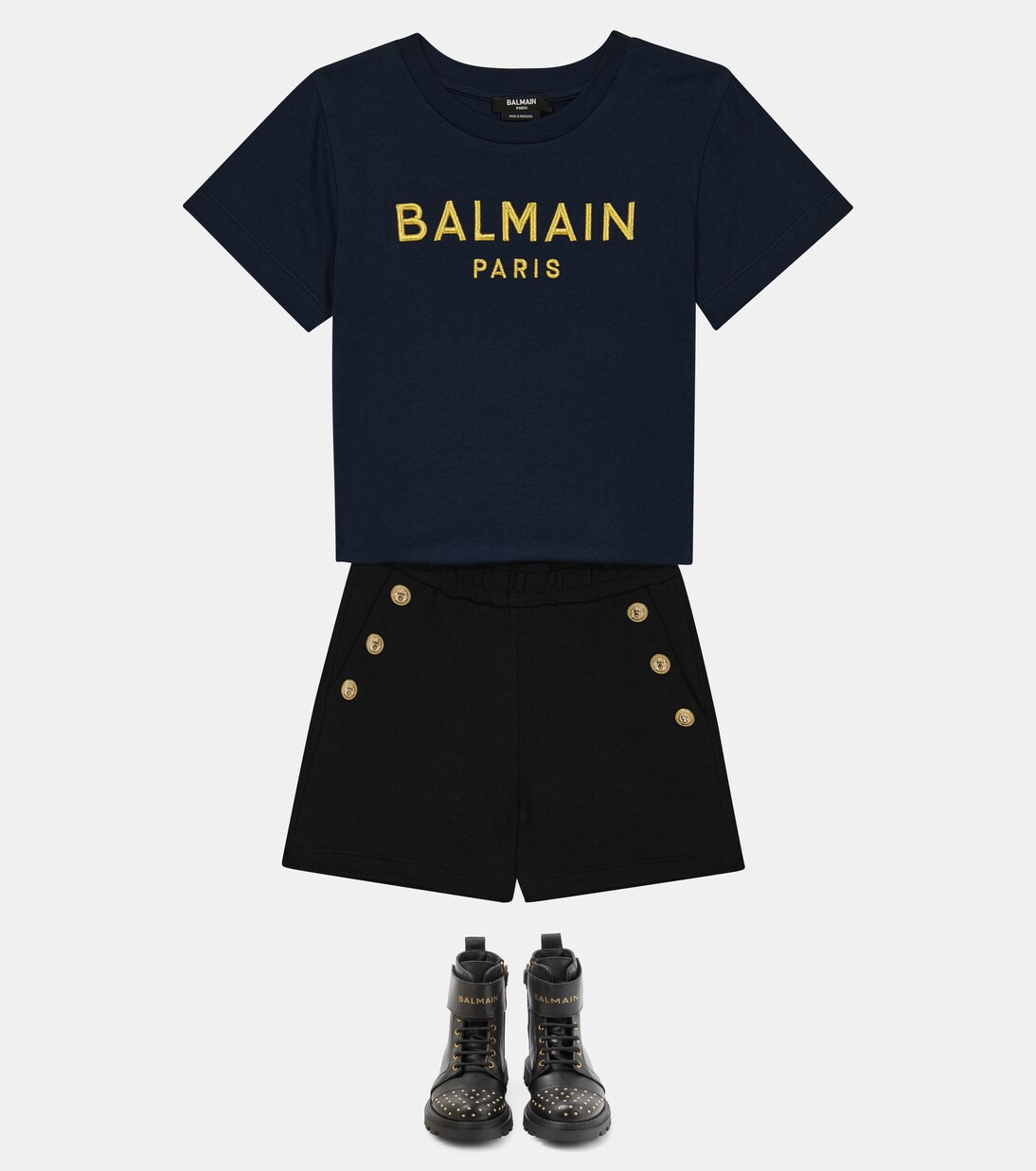 Logo cotton T-shirt | Balmain Kids