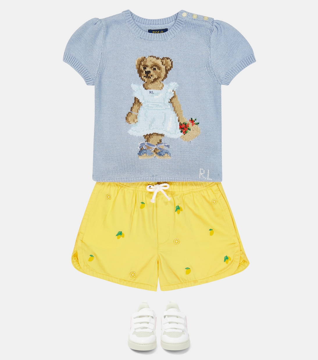 Printed cotton twill shorts | Polo Ralph Lauren Kids