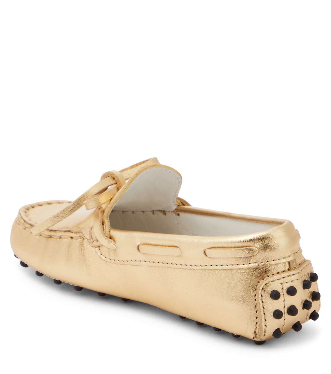 Gommino metallic leather loafers | Tod's Junior