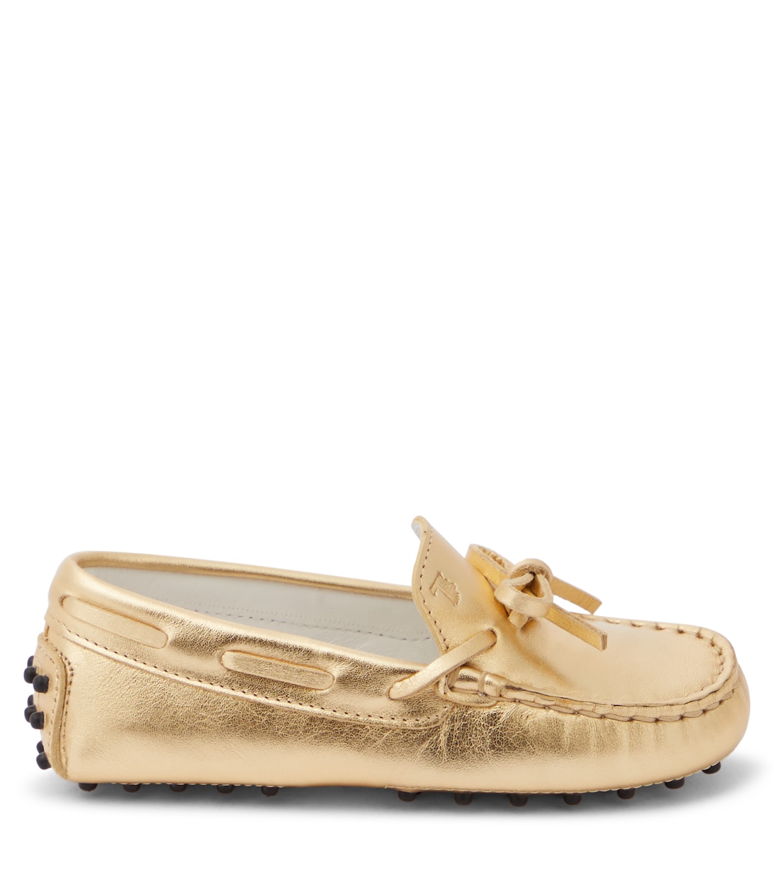 Gommino metallic leather loafers | Tod's Junior
