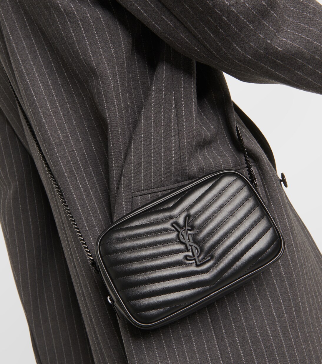 Lou Mini leather shoulder bag | Saint Laurent