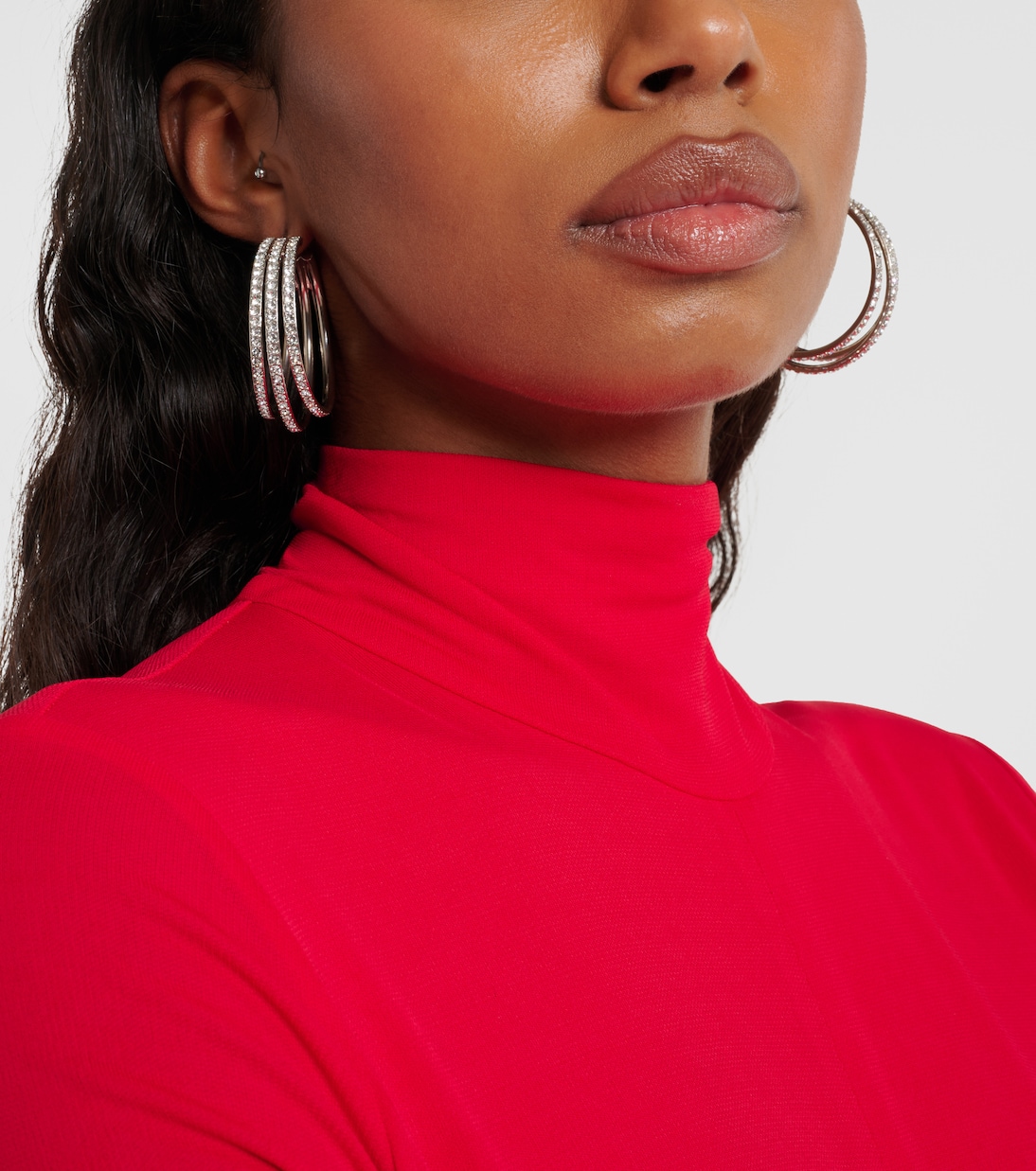 Orecchini a cerchio Vittoria | Amina Muaddi