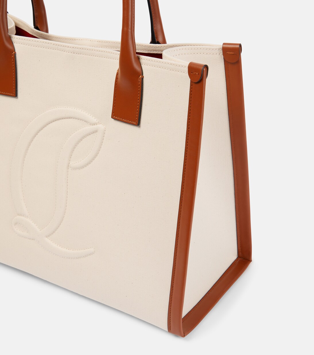 By My Side E/W Large canvas tote bag | Christian Louboutin