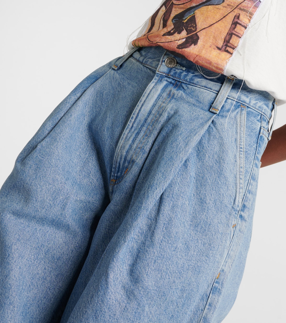 Mid-Rise Jeansshorts Ellis | Agolde