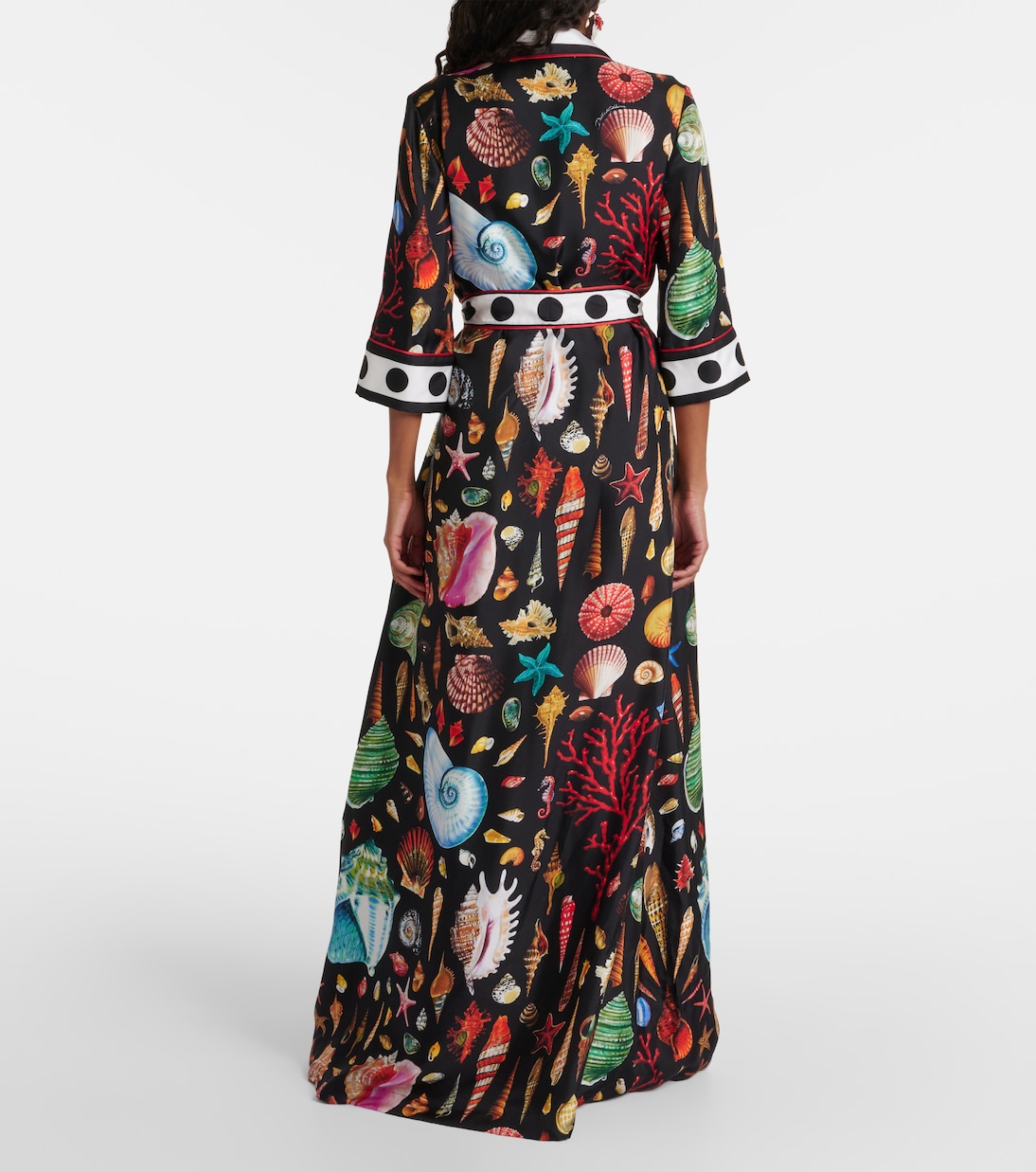 Capri printed silk satin robe | Dolce&Gabbana