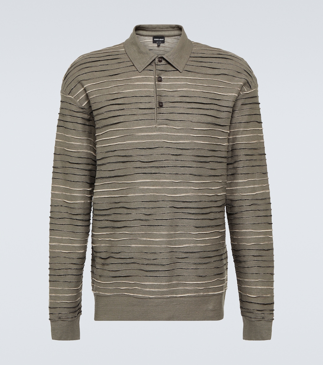 Polopullover aus einem Leinengemisch | Giorgio Armani