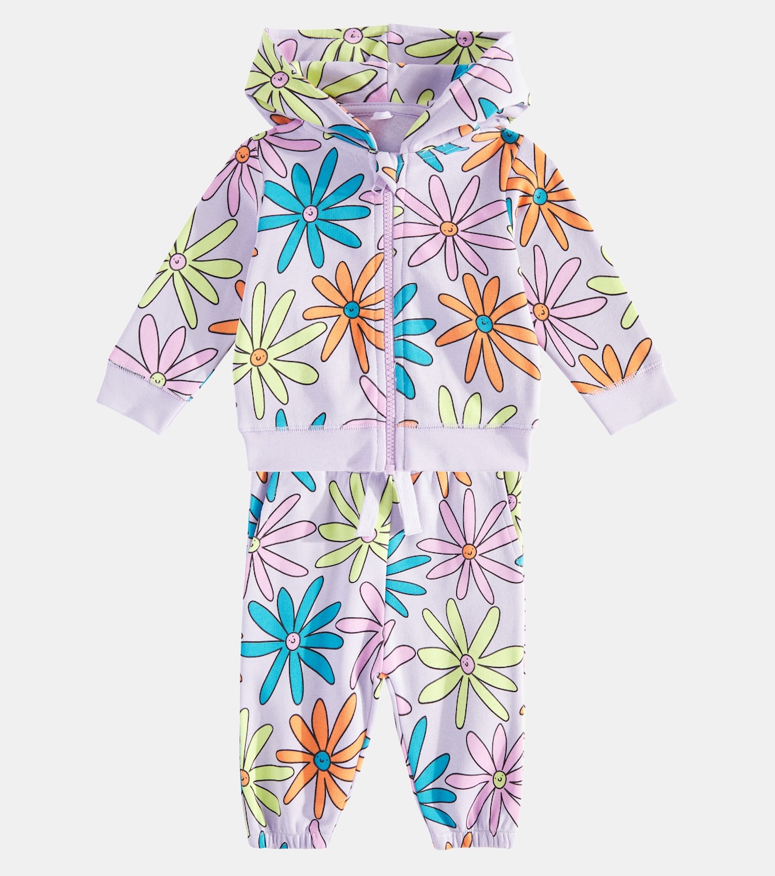 Baby printed cotton fleece tracksuit | Stella McCartney Kids