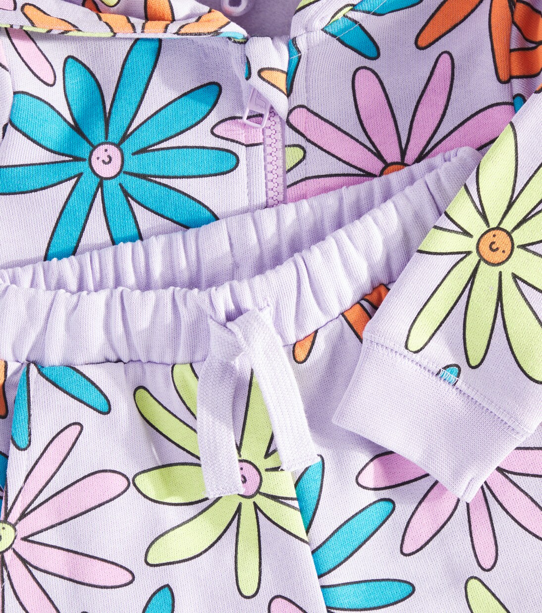 Baby printed cotton fleece tracksuit | Stella McCartney Kids