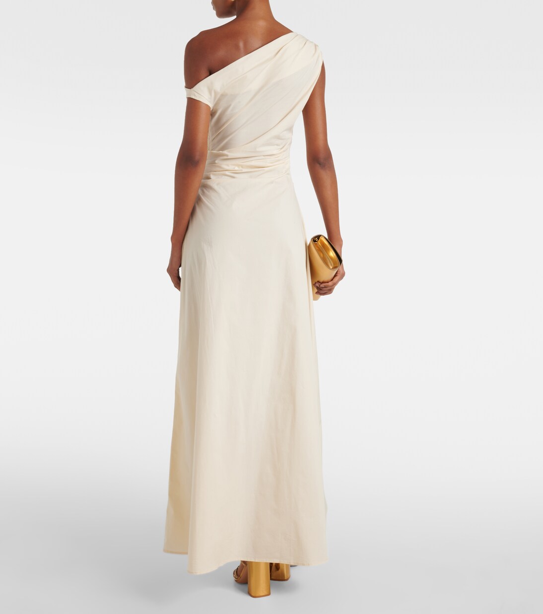 Robe longue Maxi Phare en coton mélangé | Staud