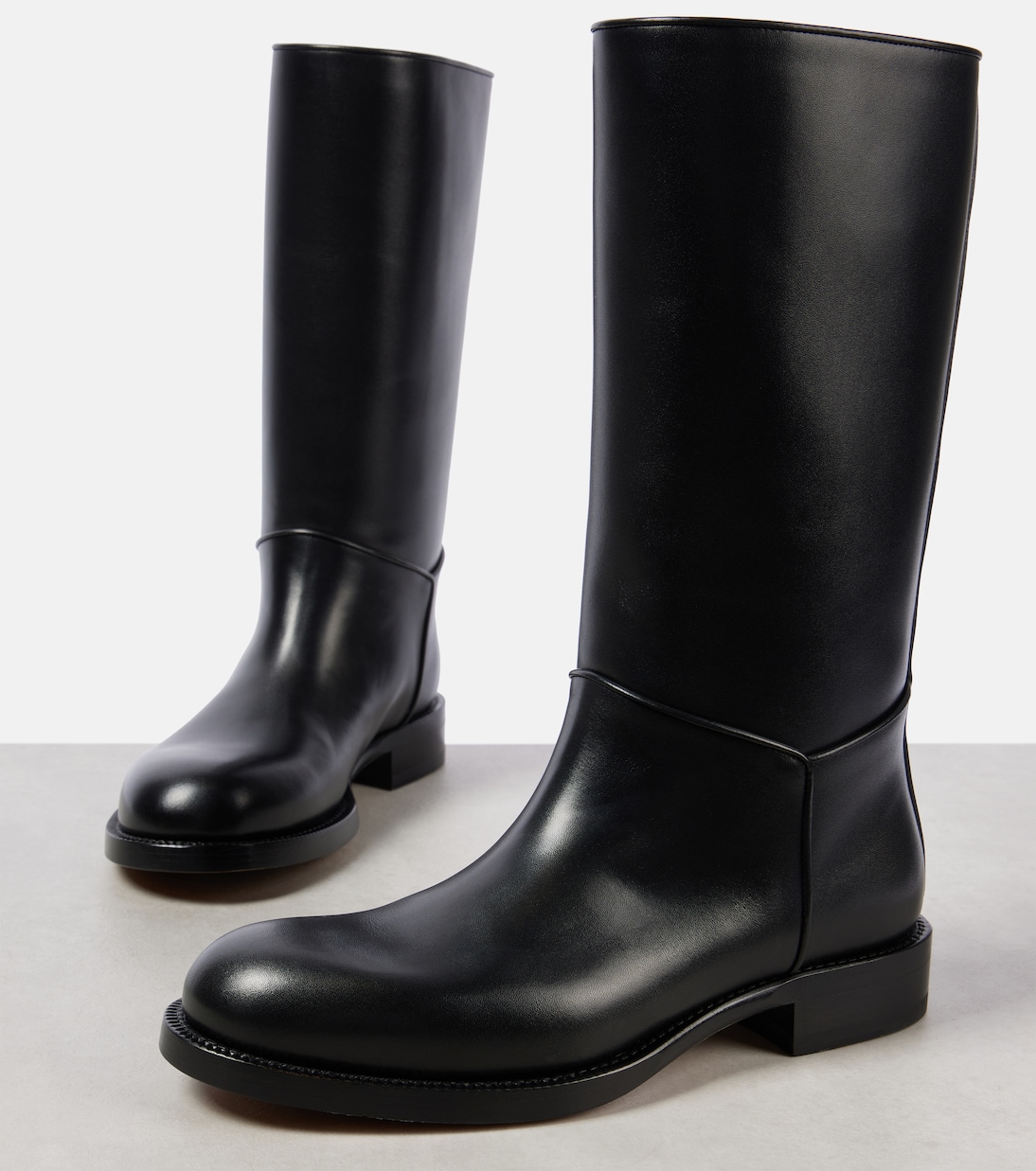 Botas altas Nobilis de piel | The Row